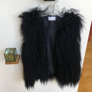 Custom made Mongolian Fur Vest